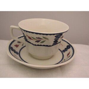 Adams China Lancaster Teacup Cup and‎ Saucer Set